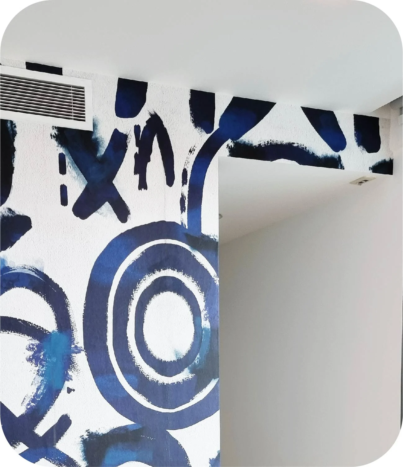 Elevate Your Bedroom with Abstract Geometric Wallpaper